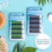 4 x Extra Coarse Blue Replacement Rollers for Emjoi Micro Pedi - Electric Foot File Heads for Rough, Dry, Callused Feet - Buy Online on GoSupps.com