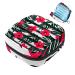 Women's binding storage bags tropical leaf flower patterns portable menstrual pad bag panty lip inlays tampons women's bandages storage holder for women school office multicolored 03