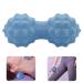 Hju fascia ball twinball neck peanut ball self -massage duoball fascia balls massage balls peanut ball fascia fascia ball duo massage ball suitable for relieving and relaxing muscle pain blue