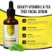 Vitamin C Serum for Face - Anti-Aging Brightening & Firming | Fine Lines & Wrinkles Corrector with Tea Tree (1.69 oz) - Shop Internationally - Buy Online on GoSupps.com