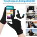Lapulas Windproof Touchscreen Bicycle Gloves for Men & Women - Slipproof Sports Gloves for Jogging & Cycling - Warm Winter Gear - Buy Online on GoSupps.com
