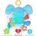 Brilliant Plush Elephant Music Toy - 12 Melodies & Nature Sounds | Dental Toy for Car Seats Beds & Strollers - Buy Online on GoSupps.com