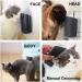 Bobozhong Cat Brush Set - 2 Large Self-Grooming Brushes for Cats | Wall Corner Cat Groomer with Catnip & Screws - Pink & Red - Buy Online on GoSupps.com