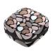 Cobblestones print sanitary napkin storage bag menstruation pad bag pocket portable menstrual cup pocket with zipper for teenage girls women women women