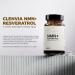 CLENVIA Premium NMN Supplement with Resveratrol High Potency NAD+ Support Formula 99.7% Purity Third-Party Tested Made in USA 500mg Nicotinamide + 100mg Resveratrol 90 Capsules - Buy Online on GoSupps.com