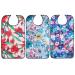 Adult Bibs for Eating, Washable and Reusable Clothing Protectors with Optional Pocket, Women (3 pack)