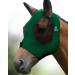 Harrison Howard Super Comfort Stretchy Fly Mask Large Eye Space With Uv Protection Skin with Breatathability Darkgr n (XL) X-Large Dark Green