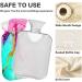 Bright Ink Hot Water Bottle 1L - Smoke Marble Plush Cover | Perfect Winter Heater for Kids & Adults - Buy Online on GoSupps.com