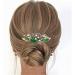 Vintage Hair Barrettes French Retro Hair Clips Women French Hair Clips Vintage Leaf Pearls Bronze Hair Clips Gold - Buy Online on GoSupps.com