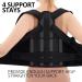 Dr. Pure Back Brace Posture Corrector for Men and Women - Adjustable Support Belt for Upper and Lower Back Straightening - Medium Size 34-41 inch - Buy Online on GoSupps.com