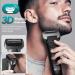 KENSEN Electric Razor for Men - Cordless Waterproof Wet/Dry Shaver with USB Charging and Pop-Up Trimmer - Gray - Buy Online on GoSupps.com