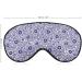 Buy Blue and White Paisley Sleep Mask for Women | Adjustable Eye Shades with Elastic Strap - Relax in Comfort - Buy Online on GoSupps.com