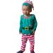 LIKPOJA Newborn Baby Christmas Elf Outfit with Elf Hat | Santa Costume for Baby Boys & Girls 6-9 Months | Green Elf Romper - Buy Online on GoSupps.com