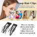 36 Pcs Double Grip Black Hair Barrettes | Nonslip Snap Hair Clips for Women & Girls - Salon Quality Metal Hair Accessories - Buy Online on GoSupps.com