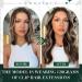 Runature Dark Brown & Ash Brown Clip-In Hair Extensions | 50g Remy Real Hair 20-Inch (50cm) - #2P8A - 3pcs - Buy Online on GoSupps.com