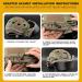 DoxiGlobal Tactical Fast Helmet Flip Goggles - Anti-Fog Glasses for Airsoft & Paintball Shooting | Fits Rail 19-21mm | Black - Buy Online on GoSupps.com