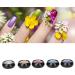 5 Colors Nail Art Glitter Mirror Powder Holographic Nail Pigment with 5 Sponge Sticks Metallic Chrome Nail Powder for Nail Art Decor - Buy Online on GoSupps.com