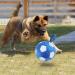 Piang Gouer Interactive Dog Toys - Plush Puzzle Football for Medium & Large Dogs | 7.1in Ball with Belt Band - Buy Online on GoSupps.com
