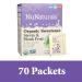 NuNaturals Organic Sugar-Free Sweetener Packets - Stevia & Monk Fruit (70 Count) - Buy Online on GoSupps.com