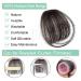 Real Human Hair Clip-in Wispy Bangs with Temples - Brown/Black | Air Bangs Hairpiece for Women - Buy Online on GoSupps.com