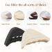 Shoe Toe Inserts - Foam Toe Filler 4 Adjustable Pairs for Loose Shoes in Black & Beige | Comfort & Fit Solutions - Buy Online on GoSupps.com
