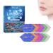 Collagen Lip Mask Pink Moisturizing Lip Patch Natural Collagen Lip Mask Overnight Anti-Aging And Anti-Chapped Reduce Lip Lines Under Lip Patches - Upgrade Lip Gel Pads (2pcs Blue) 2pcs Blue