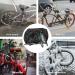 Waterproof Bike Cover for 2-3 Bikes | Outdoor, UV & Dust Resistant | Lock Hole Included | Heavy Duty and Black - Buy Online on GoSupps.com