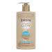 Jergens Natural Glow Hydra Gel Moisturizer Hyaluronic Acid Tanning Lotion Hydrating Tanning Gel Fragrance-Free Self Tanner Fair to Medium Skin Tones 8.3 Fl Oz