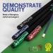 LING LI TE LLT 58-Inch Segmented Matte Glass Fiber Graphite Composite Billiard Cue - Blue 20oz - Buy Online on GoSupps.com