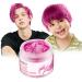 lonstin Temporary Hair Color Washable Hair Wax Color Wax Natural Hairstyle Pomade Cream Gel For Men Women Party Cosplay Halloween Christmas Pink Pink