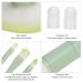 Travel Makeup Brush Set - 4 in 1 Portable Retractable Brushes for Foundation & Nail Art - Green - Buy Online on GoSupps.com
