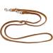 Adjustable Double Linen Dog Liner for Small & Large Dogs - 5m x 15mm Cognac - Buy Online on GoSupps.com