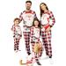 PATPAT Family Matching Christmas Pajamas Tree Snowflake and Letters Print Sleepwear Long-sleeve Pajamas Sets Family Xmas Outfits Baby 12-18 Months Colorblock