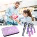 Professional Manicure Set - 16Pcs Stainless Steel Nail Clippers Kit for Women - Purple Pedicure Care Tools - Ideal for Travel or Home Use - Buy Online on GoSupps.com