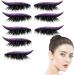 MWZBTG Fake eyelashes 4 Pairs SelfAdhesive Eyelash Strips Reusable Make Up Glue for Daily Use Party Travel Purple - Buy Online on GoSupps.com