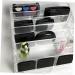 Housoutil 2 sets Display Acrylic Rack Cosmetics Cosmetic Eyeshadow Multipurpose Eye Air Storage Seven-grid 24.2X23.5X7CMx2pcs Transparentx2pcs - Buy Online on GoSupps.com