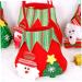 CHILDWEET 4pcs Christmas Candy Bag Xmas Candy Xmas Presents Pouches Xmas Bag Holder Brushed Cloth Snack - Buy Online on GoSupps.com