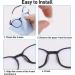 VEGCOO 12 Pairs Round Glasses Retainers Silicone Eyeglasses Hooks Temple Tip Holder Ring Eyewear Sleeve Retainer for Glasses Eyeglasses and Sunglasses - Buy Online on GoSupps.com