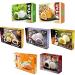 Japanese Style Mochi Assorted Flavours Daifuku Sweet Rice Cake Desserts Snacks 210g (6 Packs with 5 Different Flavours)