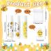 50 Sets Bee Lip Balm Bulk - Baby Shower Favors with Organza Bags & Thank You Tags | Bee Themed Gifts for Baptisms & Birthday Parties - Buy Online on GoSupps.com