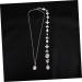 CHILDWEET Choker Necklaces for Girls Wedding Necklaces Ladies Back Chain Body Chain Box Crystal Back Miss - Buy Online on GoSupps.com