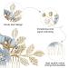inSowni 20 Pack Classy Dusty Blue Flower Bridal Wedding Hair Side Combs and Hair Accessories - Perfect for Brides, Bridesmaids, and Prom - Light Blue Theme - Buy Online on GoSupps.com
