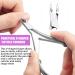 Bwetomk Cuticle Nipper Set Cuticle Cutter Trimmer and Cuticle Pusher Non-slip Handle Stainless Steel Nail Cuticle Scissors Clippers and Scraper Professional Manicure Pedicure Tool for Nail Art Spa - Buy Online on GoSupps.com