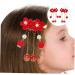 FRCOLOR 1 Pair Tassel Antique Style Hair Clip Bow Hair Clips Chinese Tassel Hair Clip Ancient Style Hair Pin Girls Barrettes for Hair Girl Hair Walk Japanese-style Girl Child Red Fabric - Buy Online on GoSupps.com