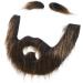Hemoton 2 Sets Beard Dress up Fake Beard Realistic Beard Christmas Santa Claus Beard Fake Whiskers Plush 20.00X13.00X0.50CMx2pcs Multix2pcs - Buy Online on GoSupps.com