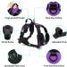 Joytale Reflective Dog Harness for Medium Dogs - Soft Padded Adjustable & Breathable with Control Handle - Purple (1 Pack) - Buy Online on GoSupps.com