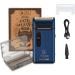 Styleader Aluminum Foil Shaver - 24K Gold Coated Blade, Beard Trimmer, Rechargeable Electric Razor for Men (Blue) - Buy Online on GoSupps.com
