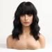 HAIRCUBE Black Shoulder-Length Wig for Women - Short Synthetic Wig for Daily/Cosplay in Black - Buy Online on GoSupps.com
