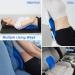 Lower Back Stretcher Device - Back Cracker Pillow for Pain Relief | Spinal Deck Lumbar Traction Cushion for Home Office & Travel (Blue - Buy Online on GoSupps.com