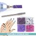 Sanding Bands for Nail Drill 60Pcs Nail Sanding Bands 80# 120# 180# 240# Coarse Fine Grit with Nails Drill Bit Set for Manicure - Buy Online on GoSupps.com